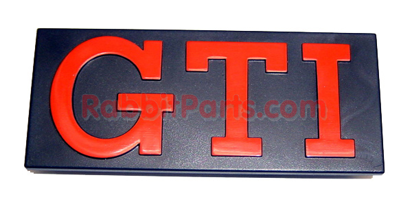 Grille, MK1 GTI Emblem - Red